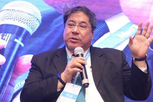 Dr Teodoro J Herbosa, Executive Vice President, University of Philippines speaking during the session at MTaI MedTekon 2018
