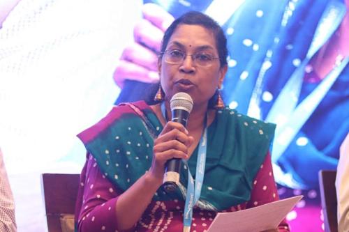 Dr Ratna Devi, CEO & Founder, DakshamA and Indian Alliance of Patients Group (IAPG) speaking during the session  at MTaI MedTekon 2018