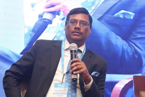 Mr Alok Kumar, Adviser, NITI Aayog sharing his views on skilling the healthcare workforce and the contribution of Medical Technology Industry in it at MTaI MedTekon 2018