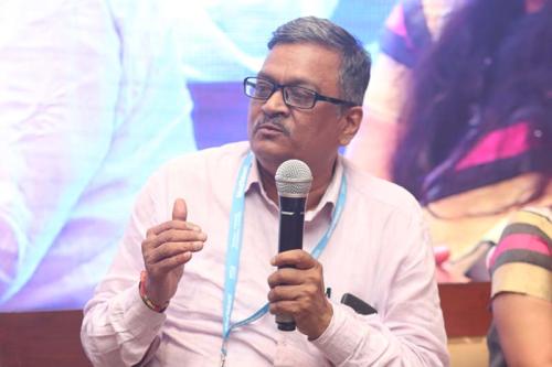 Dr S.B. Sinha, Adviser, NHSRC speaking during the session at MTaI MedTekon 2018